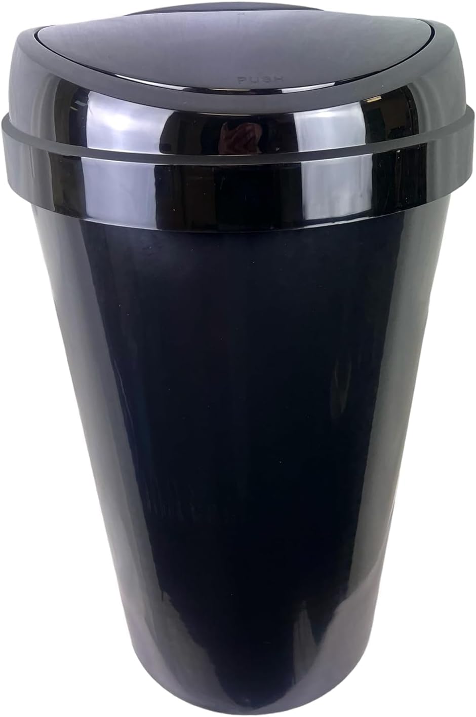 Easy Shopping 45L Large Recycling Bin Black Body with Colour Coded Lid