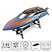 Gizmovine RC Boat Toys, Remote Control Boat for Pools and Lakes 2.4GHz High Speed RC Racing Boats for Adults & Kids + Bonus Battery