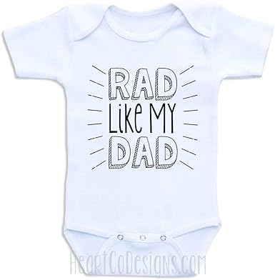 rad like dad onesie