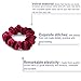 9 Pieces Velvet Hair Scrunchies, Soft Hair Bands Headbands Set, Hair Bobbles Elastics Hair Ties for Women Girls, Ponytail Holder Hair Accessories, 9 Colors