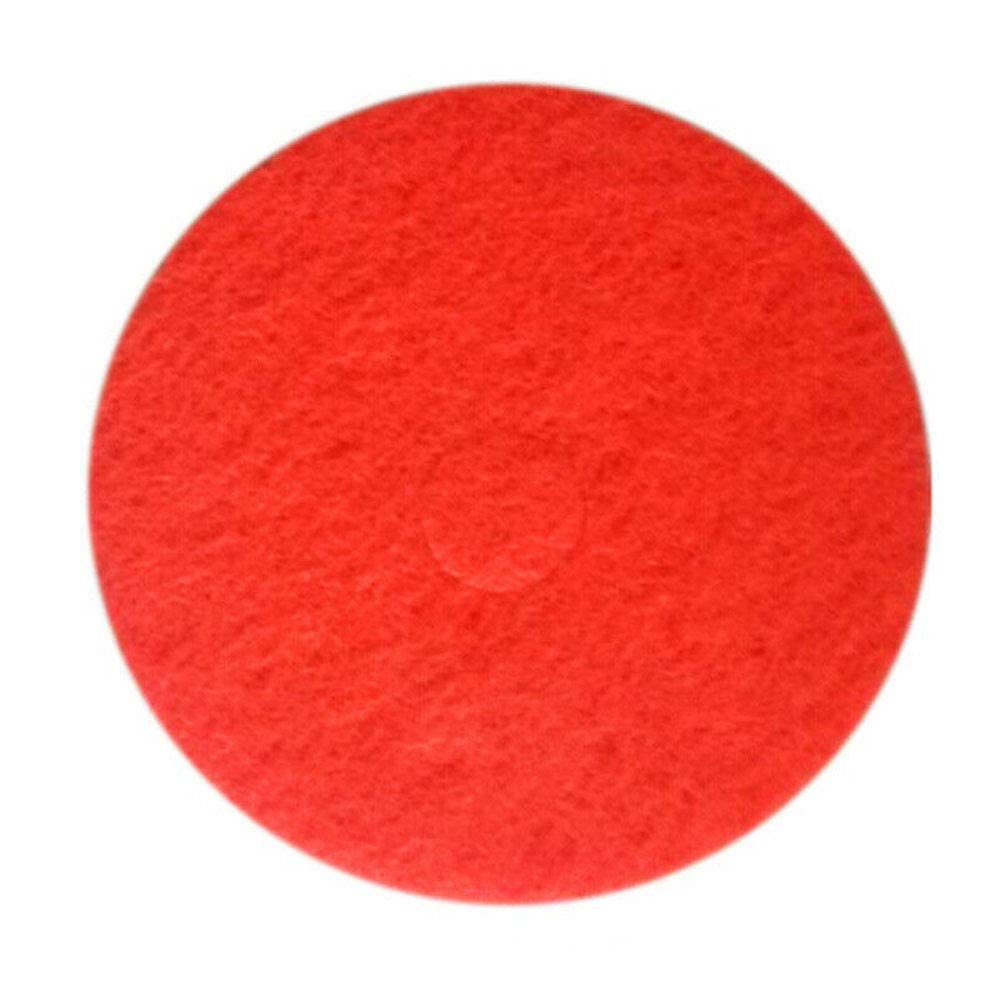 17 Inch Buffing Pads Premium Heavy Duty Floor Cleaning Buffer Pads Polishing Pad Cleaning Pads Washing Floor Machine Accessories Red