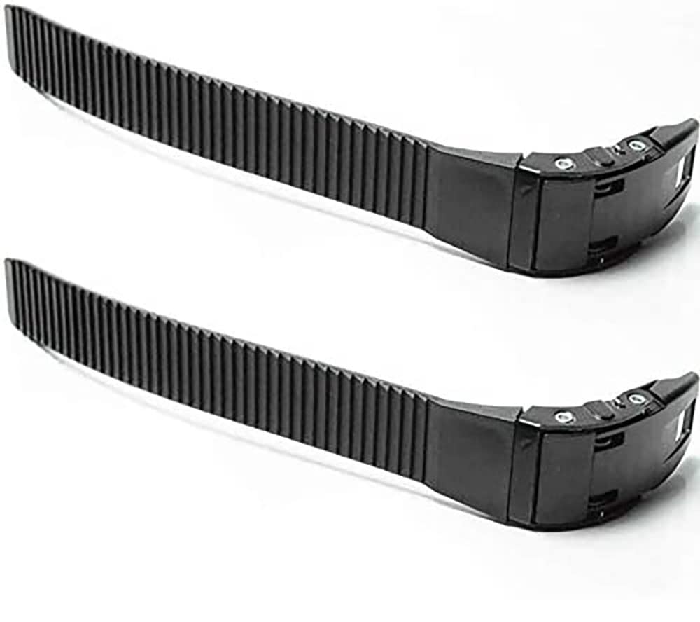 POFET 2pcs Replacements Inline Roller Skating Shoes Energy Strap With Buckle Screws Nuts Accessory Part, Universal Easy Install Safety Replacement Skates Strap Set(1#)