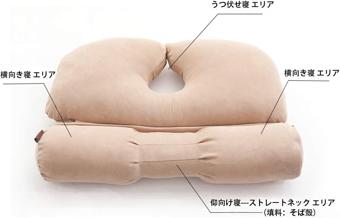 Amazon Co Jp 仰向け 横向き寝 安眠枕 円柱 頚椎ヘルニア 枕 ストレートネック矯正枕 頭痛改善 首用クッション 蕎麦殻 仰向け 横寝 まくら 首肩こり対策 ボルスター 医師がすすめる 疲れ解消枕 うつ伏せ寝枕 多機能 そば殻まくら 直径10cm コーヒー ホーム キッチン