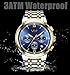 Mens Fashion Business Quartz Watches with Stainless Steel Band LIGE Classic Casual Analog Sport Wrist Watch