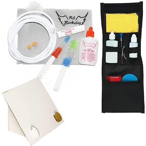 Band Camp Buddy for Low Brass - with BONUS Desktop Music Stand- Essential Travel Cleaning Care & Maintenance Pack for Low Brass Players - Thumbnail 4
