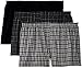 Hanes Men's Big 3-Pack Woven Boxers - Sizes, Assorted, 4X-Large