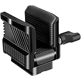 TONYBOO TU-1 Rifle Clamp,Aluminum Rifle Saddle Mount,Shooting Tripod Rest for Tripod with 1/4" & 3/8" Screw Holes, Compatible with Arca Swiss Quick Release Plates, Adapter for Hunting and Shooting