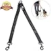 Double Dog Leash Coupler by All Pawz - Best for Large & Medium Breeds - Walk Two Dogs with 1 Leash - 100% Heavy Duty No Tangle Walker Training Leash - Extends 16-24 Inches - Black Nylon