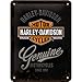 Harley Davidson Genuine metal plate 20 x 15 cm