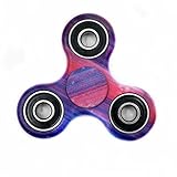 YLINGSU TRI- Fidget Spinner Hand Spinner ADD ADHD Focus Toy Ultra Durable High Speed Rotate (Purple+red 7)