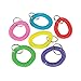 Rhode Island Novelty 2.5 Inch Coil Bracelet Keychains Assorted Colors 12-pack