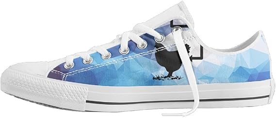 Amazon Co Jp 大人 男女兼用 ローカット スニーカー チキン 鶏 アニマル柄 英字 ロゴ キャンバスシューズ 作業靴 ストリート ファッション White ファッション