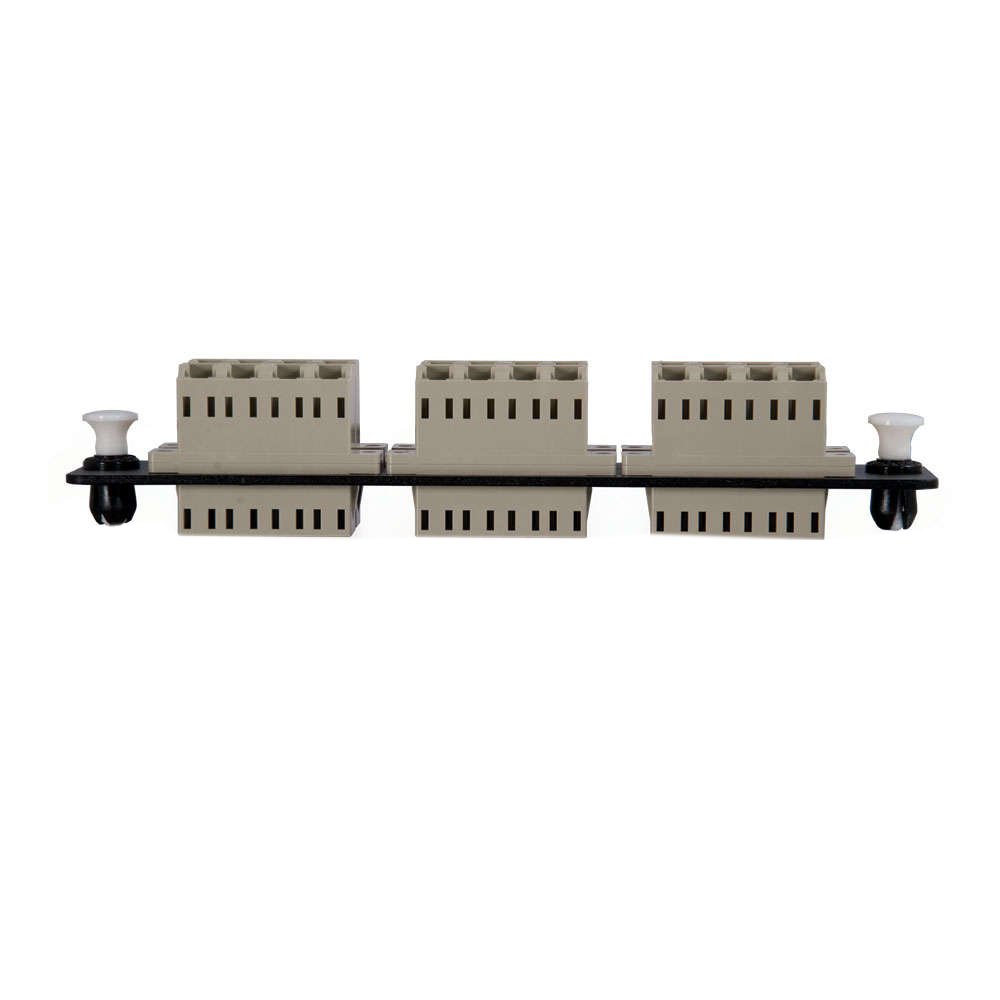 C2G 31118 Q-Series 24-Strand, LC Quad, PB Insert, Multimode, Beige Adapter Panel, TAA Compliant (Mad