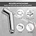 Anza Bidet Sprayer for Toilet, Pressure Control Handheld Cloth Diaper Sprayer, Stainless Steel Hose Bidet for Feminine Wash (Chrome)