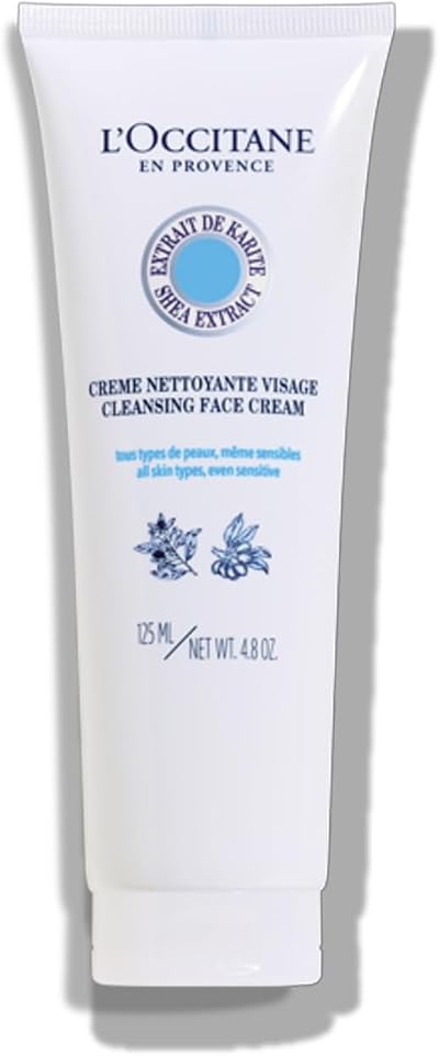 L'Occitane Shea Cleansing Cream 125 ml - Gently Cleanses & Removes Make-Up