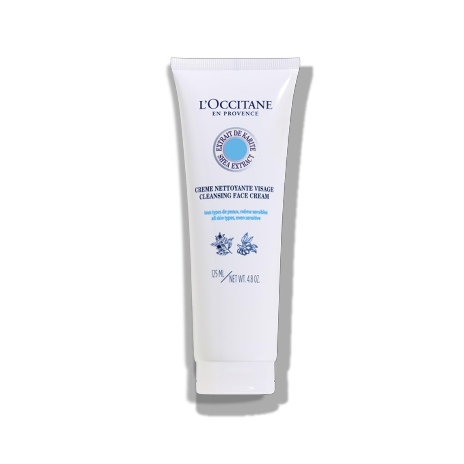 L'OCCITANE - Shea (Karité) Cleansing Cream - 125 ml - Gently cleanses and removes make-up - Made in France