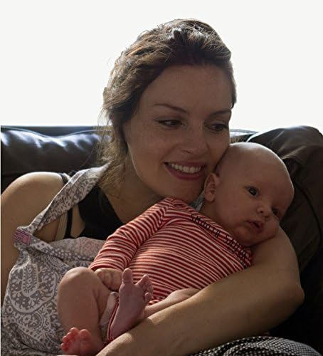 BebeChic.UK - Oeko-Tex Certified 100% Cotton - Breastfeeding Covers - Boned Nursing Tops - Silver Grey/White dot - Image 5