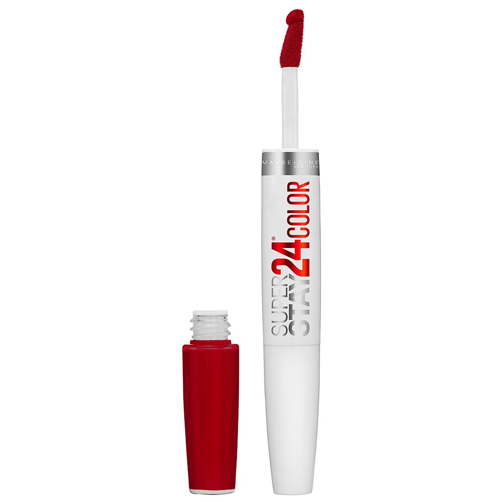 Maybelline SuperStay 24 Hour Dual Ended Lipstick, 560 Red Alert, 9 ml, 1 Count (Pack of 1) — image 1