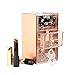 Rose Gold Acrylic Vanity Organizer Makeup Organizer Storage Drawers, Desk Small Vanity Organizer, Qtip Holder Paper Clip Holder 3 Drawers - Moosy Life