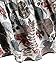 SheIn Women's Loose Ruffle Hem Peplum Short Sleeve Blouse Top One-Size Palm Leaf