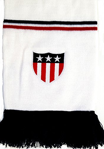 USA Embroidered Soccer Knit Scarf - Matches Current Jersey Colors! - Thumbnail 2