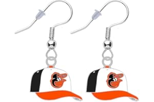 FINAL TOUCH GIFTS Baseball Cap Earrings Pierced