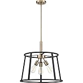 Nuvo 60/6642 Chassis Light Fixture, 3Lt Pendant, Copper Brushed Brass Finish