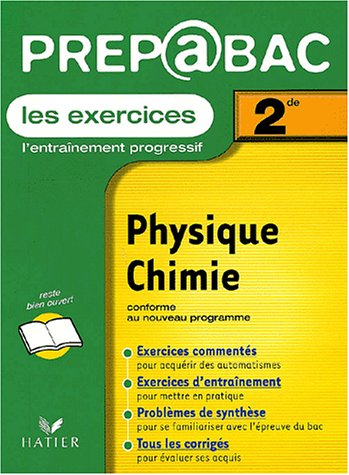Physique, chimie, 2nde S