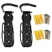 Hipiwe 2 Pcs Bike Bicycle Wall Mounted Hook Rack Holder Hanger Stand Storage System for Garage/Shed