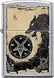Zippo Lighter- Black Wolf Baphomet Occult Art