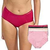 BCBGMAXAZRIA womens No-show Bonded Laser Cut 5-pack Panty Underwear