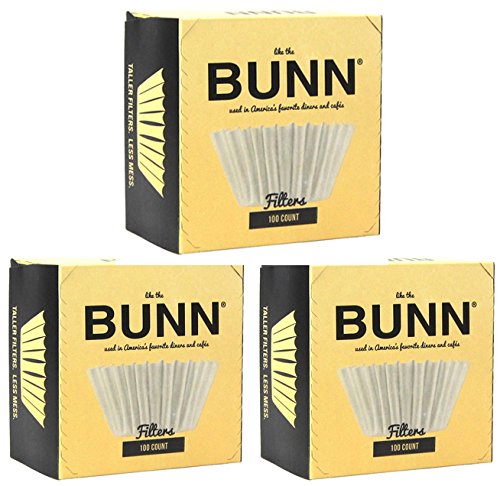 3-pack bunn 100-count basket filter