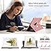 iPad 2017/2018 iPad 9.7 inch Case,BENTOBEN Glitter Sparkle 360 Degree Stand Smart Cover Stylus Holder Auto Wake/Sleep Luxury Faux Leather Protective Case for iPad 9.7 Inch (6th Gen/5th Gen), Rose Gold