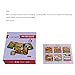 Rolimate Educational Preschool Wooden Cube Block Travel Jigsaw Puzzle - Train Car Ship airplane Excavator Ambulance, Birthday gift toy for age 3 4 5 Years Old and Up Toddler Kid Baby Children Boy Girl