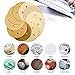 LotFancy 5 Inch 5 Holes Sanding Discs - 100PCS 60 80 120 180 220 320 400 600 800 1000 Grit Assorted Sandpaper, Random Orbital Sander Sandpaper, Hook and Loop Round Sand Paper