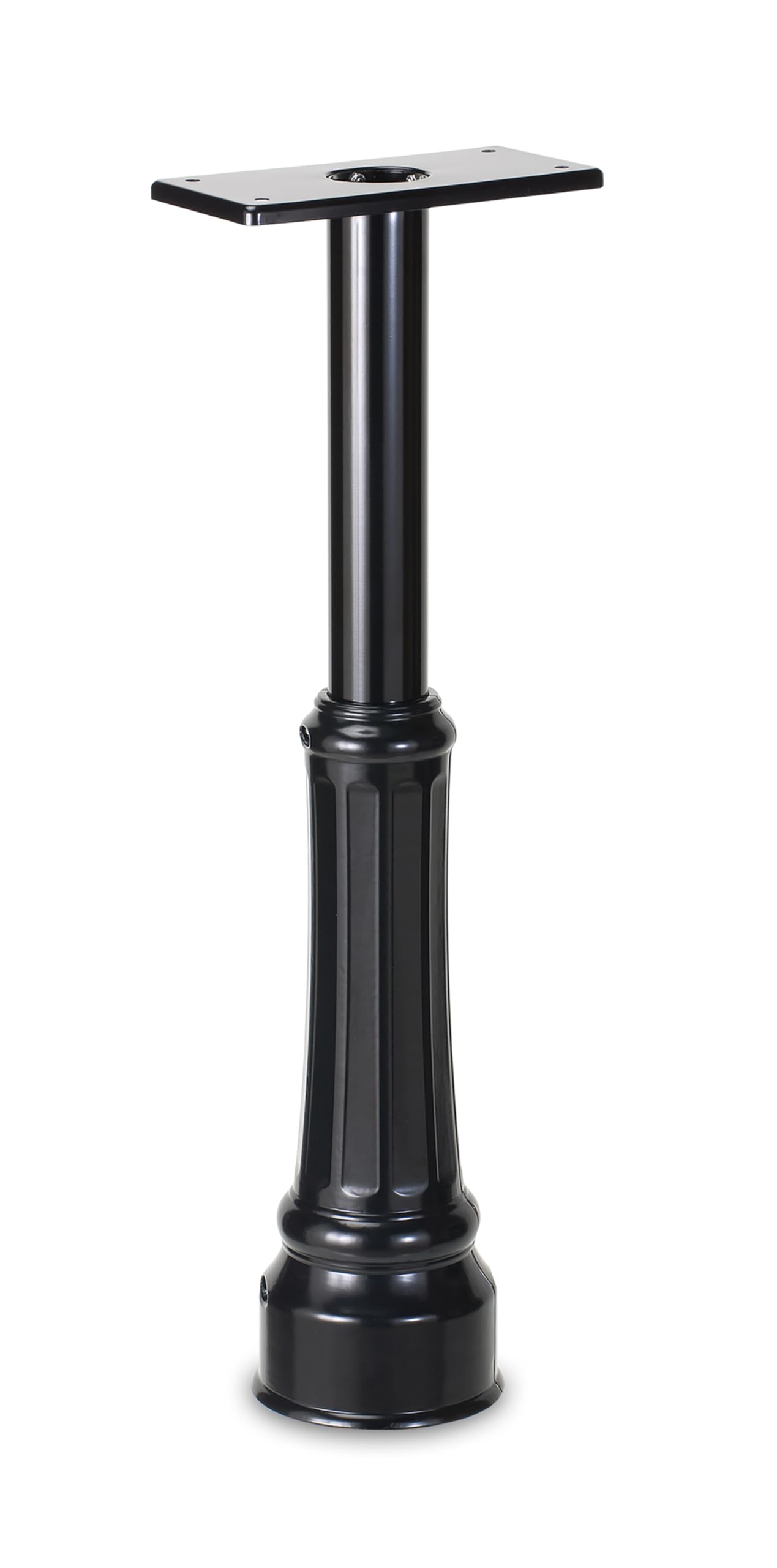 ARCHITECTURAL MAILBOXES 7507B Basic Post with Decorative Cover Black