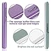 Gel Nail Polish Remover Kit, Nail Polish Remover Tool with Nail Clips, Nail File, Nail Brush, Triangle Cuticle Peeler Scraper, Finger Separators, Lint Free Nail Wipes for Gel (Purple)