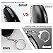 2 Pack ANRUI 120dB Personal Alarm - LED Flashlight SOS Emergency Keychain Safety Alarm for Women Kids Students Night workers Explorer Anti-theft Alarm Policeman Recommend (Black)