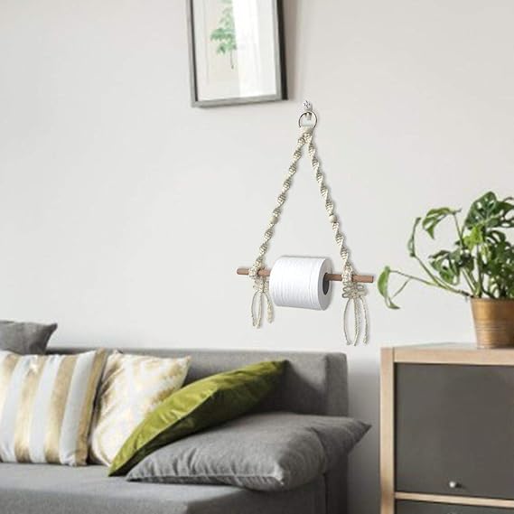 Cuttey Dispensador de Papel higiénico Vintage, Soporte de Papel de