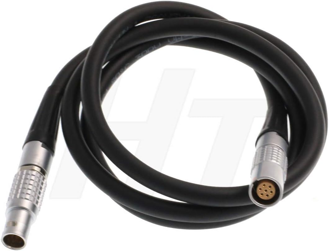 1B FGG PHG 7 Pin Male to Female Extension Cable for Preston MDR3 Digital Motor or Norsinc Sound Analyzer B&K Microphone (1m)