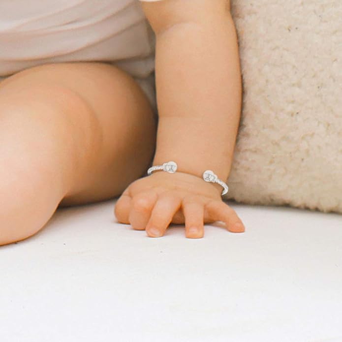 small baby silver bangle