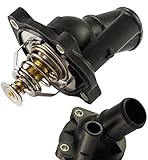 TOPAZ 3M4Z-8575-B Thermostat Assembly with Housing for Ford Escape Mercury Lincoln 2.0L 2.3L 2.5L 2003-2011