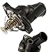TOPAZ 3M4Z-8575-B Thermostat Assembly with Housing for 2003-2011 Ford Escape Mercury Milan Lincoln 2.0L 2.3L 2.5L