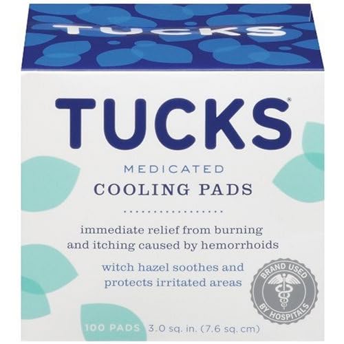 Tucks Medicated Witch Hazel Hemorrhoidal Pads, 100-Count Pads (Pack of 3) image