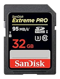 Tarjeta de memoria SDHC SanDisk Extreme Pro clase 10, UHS-1, 95 MBS, Negro