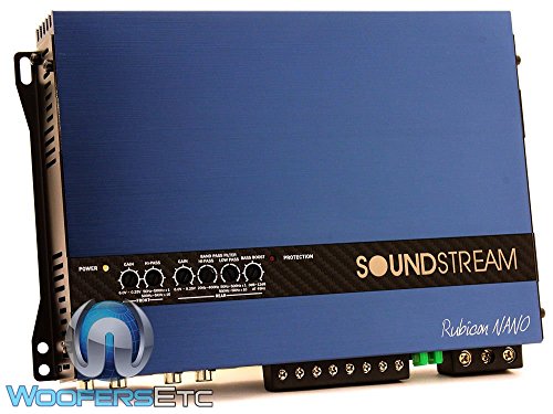 Soundstream RN4.1400D Rubicon Nano 1400W Class D 4-Channel Amplifier
