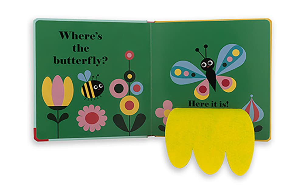 Where's the Duck?: (An Interactive, Sensory Lift-the-Flap Book with Felt Flaps and a Mirror for Babies & Toddlers. Friendly Park Creatures Include a Butterfly, Worm, & Frog.)