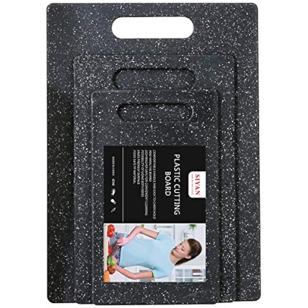 Cutting Boards Board Set For Kitchen, 3 Piece, Dishwasher Safe, Food