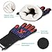 VF DONGFANG BBQ Gloves Extreme Heat Resistant 1472℉,Durable Food Grade Silicone Non-Slip Barbecue Grilling Gloves,Fire&Cut Resistant Kitchen Oven Gloves-1 Pair Long Cuff-13.8 inch with Meat Claws