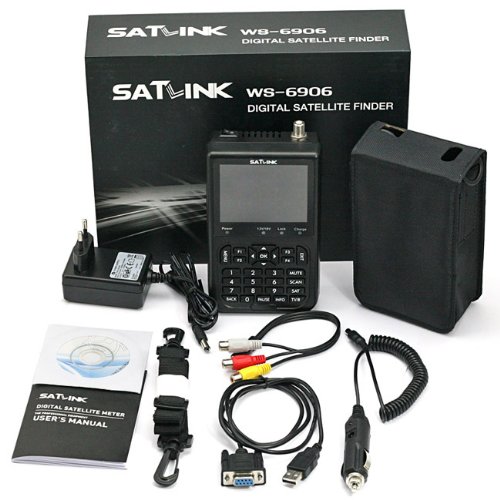 Satlink WS6906 3.5 Inch Screen DVBS FTA Digital Satellite Finder